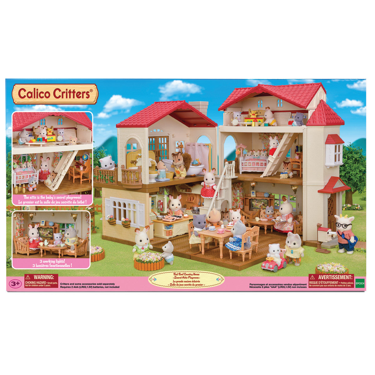 Calico Critters Red Roof Country Home: Secret Attic Playroom (BL)