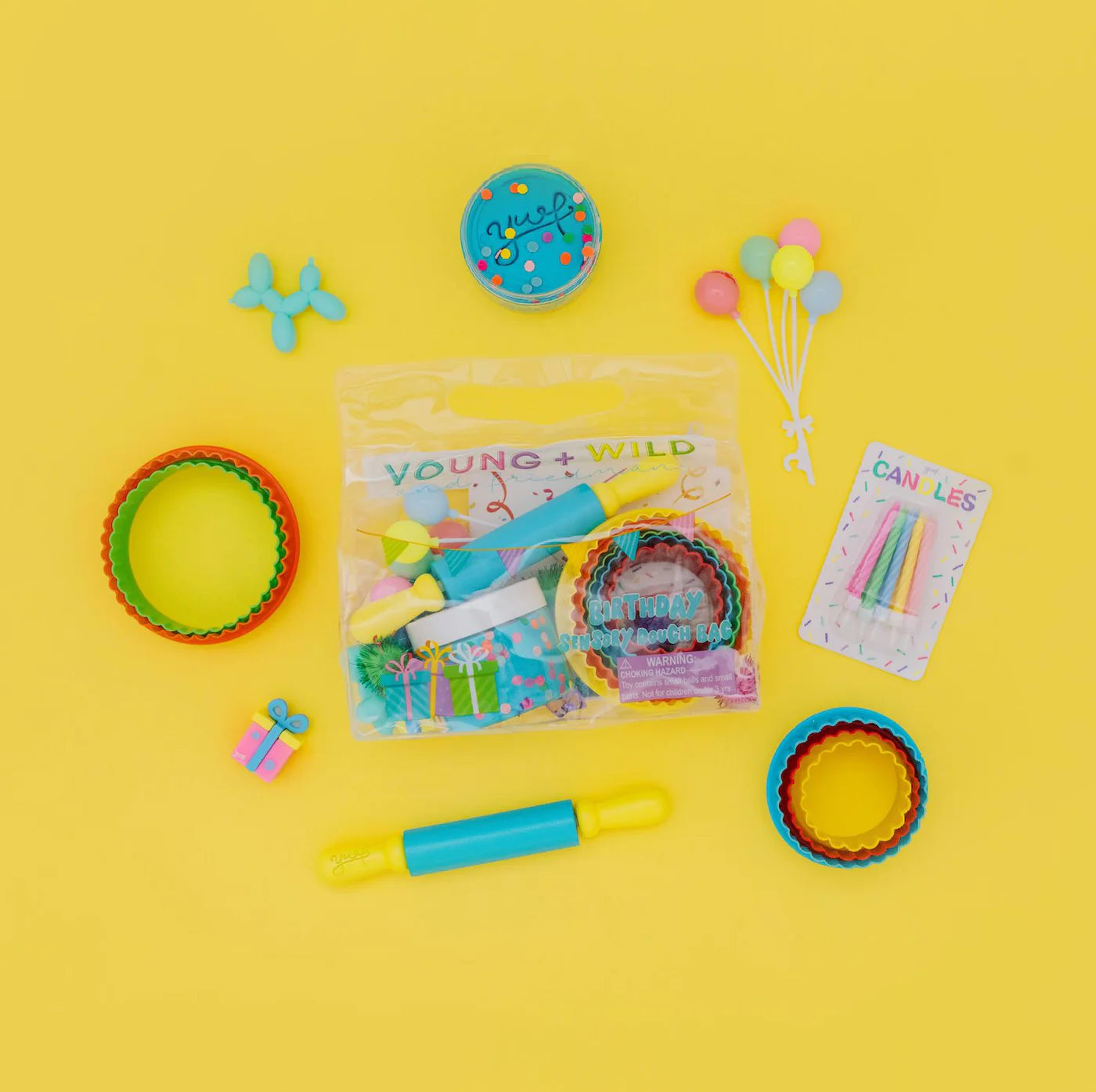 Birthday Sensory Dough Bag (Young + Wild & Friedman)