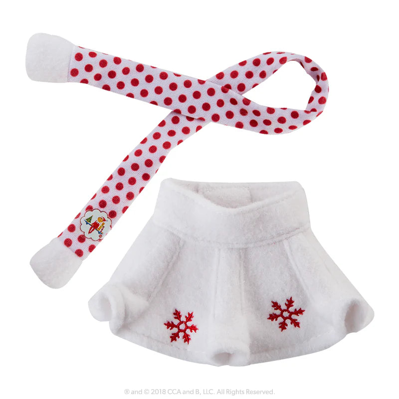 Claus Couture® Snowflake Skirt & Scarf