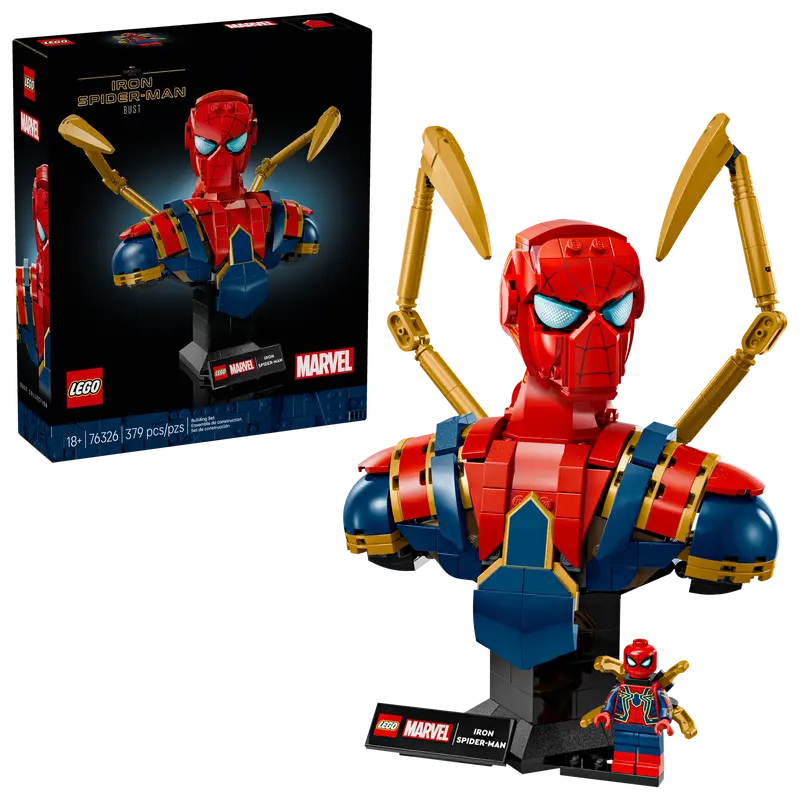 Iron Spider-Man Bust LEGO