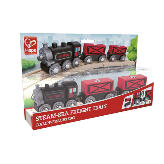 Steam-Era Freight Train (Hape)