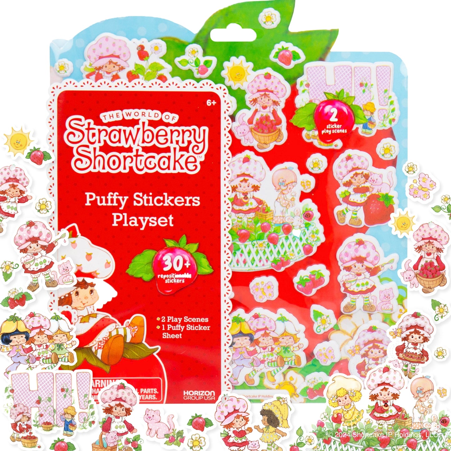 Strawberry Shortcake Puffy Sticker Playset