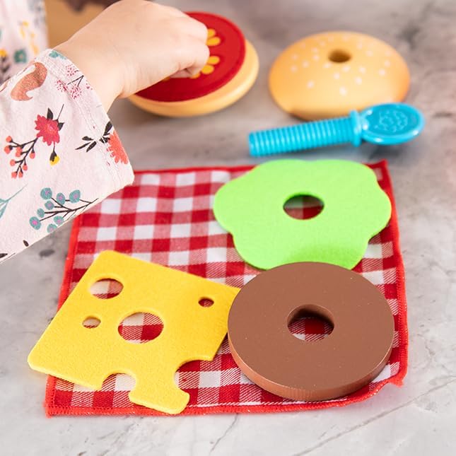 Pretendable Burger Fry
