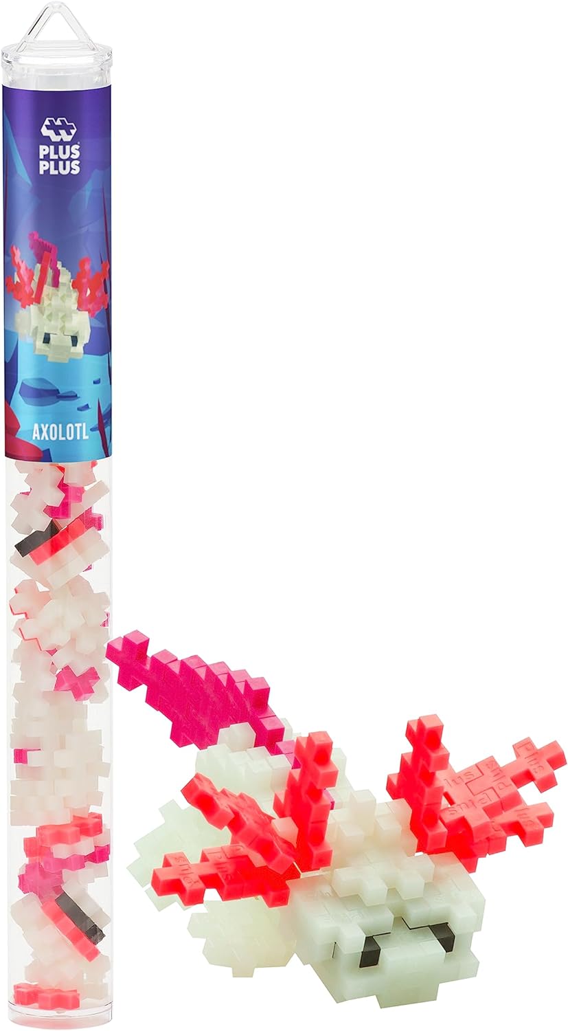 Plus-Plus Tube Axolotl