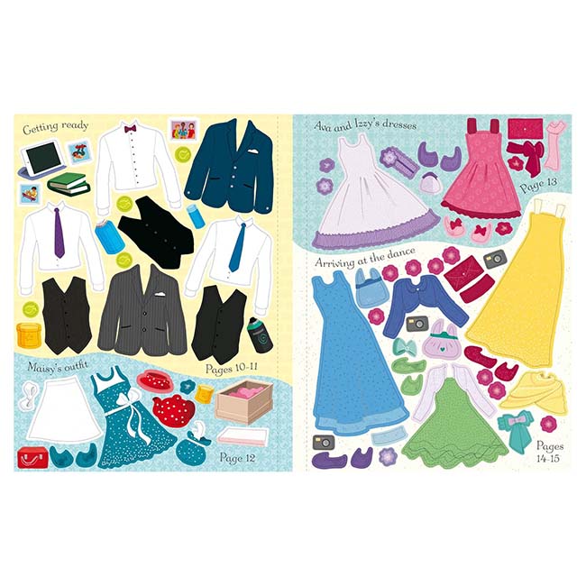 Sticker Dolly Dressing School Dance