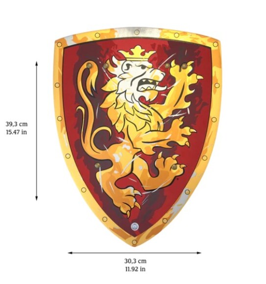 Noble Knight Shield Red