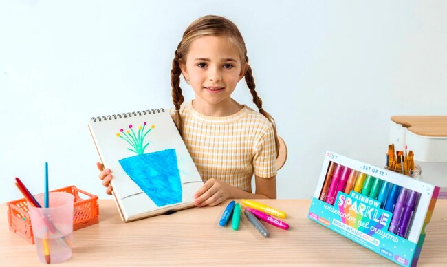 Rainbow Spark Water Crayo