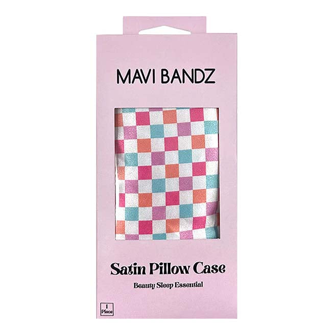 Satin Check Pillowcase