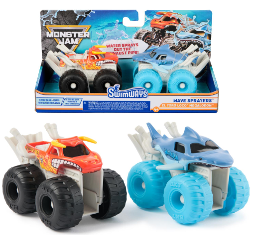 Swimways Wave Sprayers El Toro Loco and Megalodon – Learning