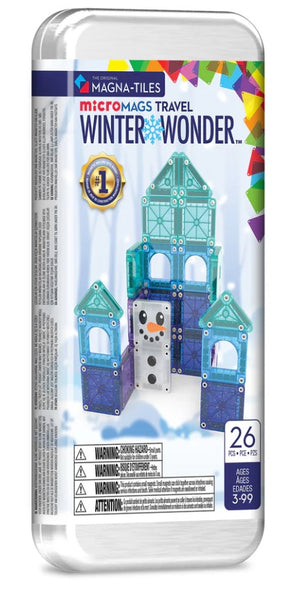 MicroMags Winter Wonder 26pc Travel Set (Magna-Tiles)