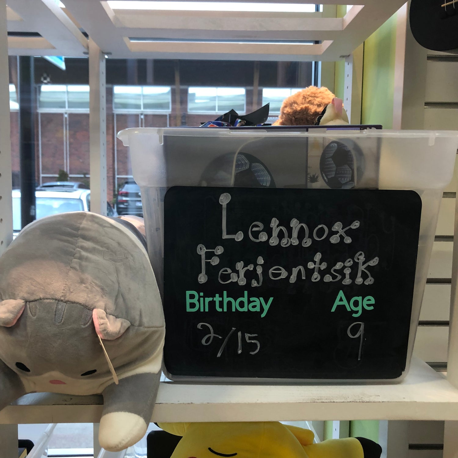 Lennox Ferjentsik Birthday Wishlist