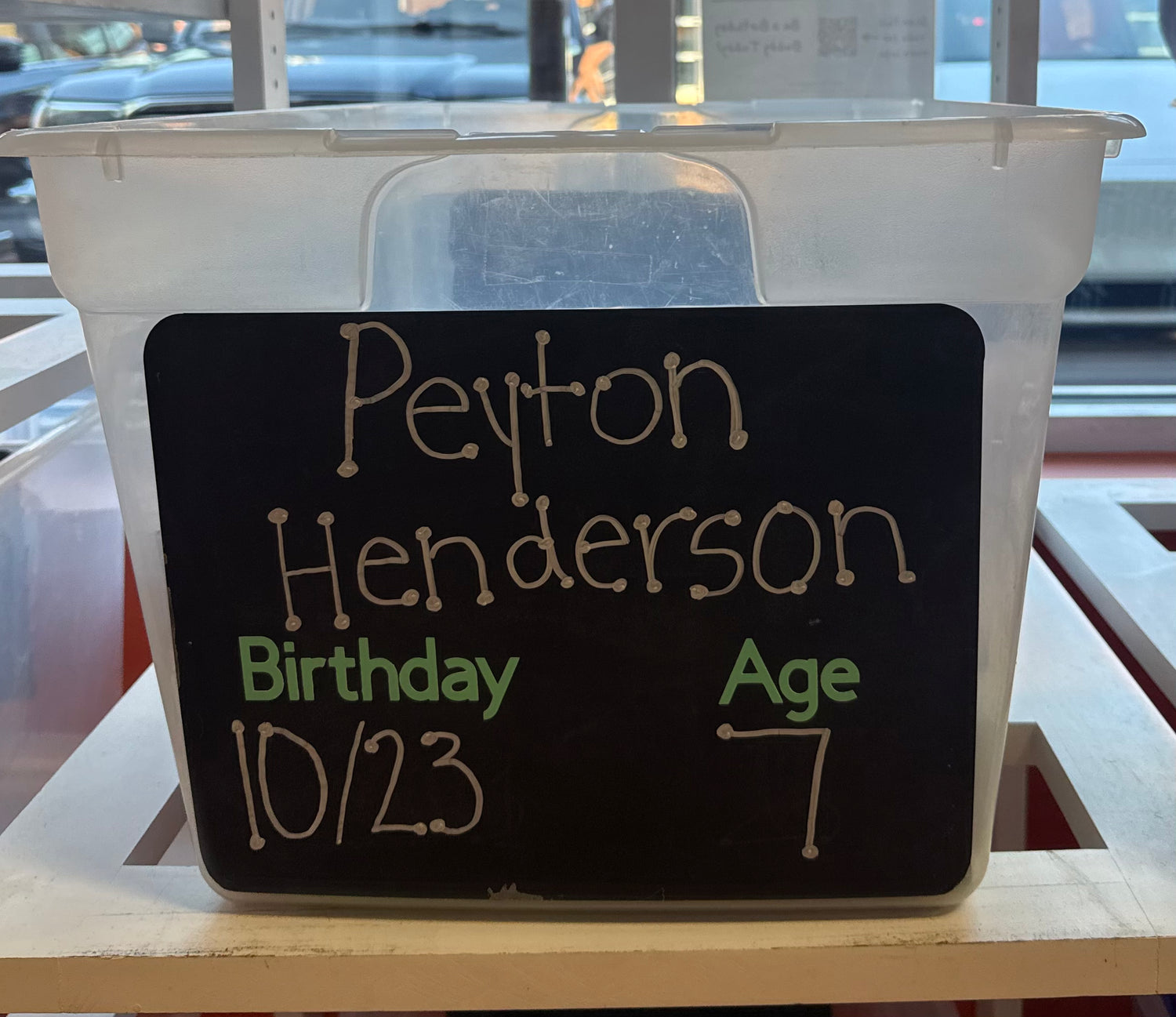 Peyton Henderson's Birthday Wishlist