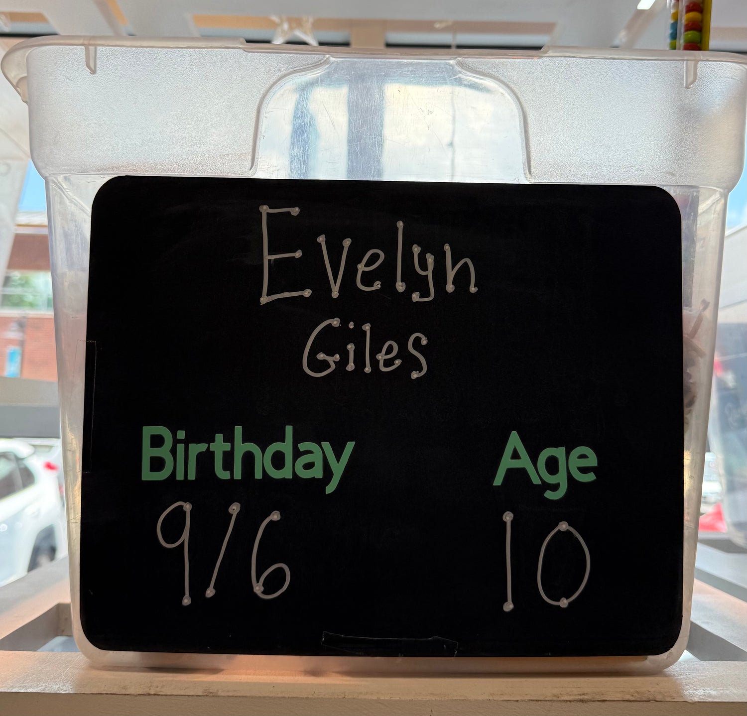 Evelyn Giles's Birthday Wishlist