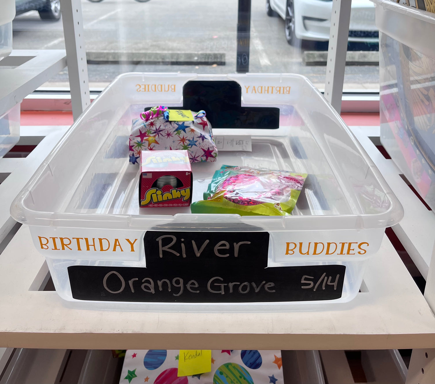 River's Birthday Wishlist (Orange Grove)
