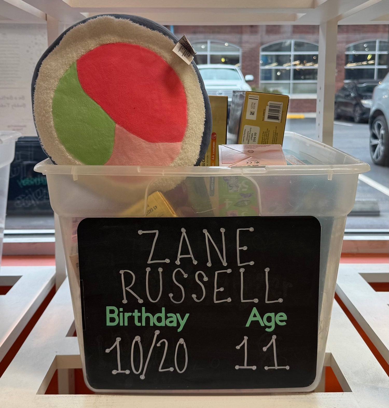 ZANE RUSSELL'S BIRTHDAY WISHLIST