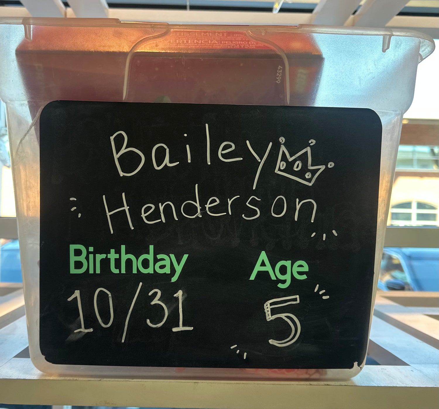 BAILEY HENDERSON'S BIRTHDAY WISHLIST