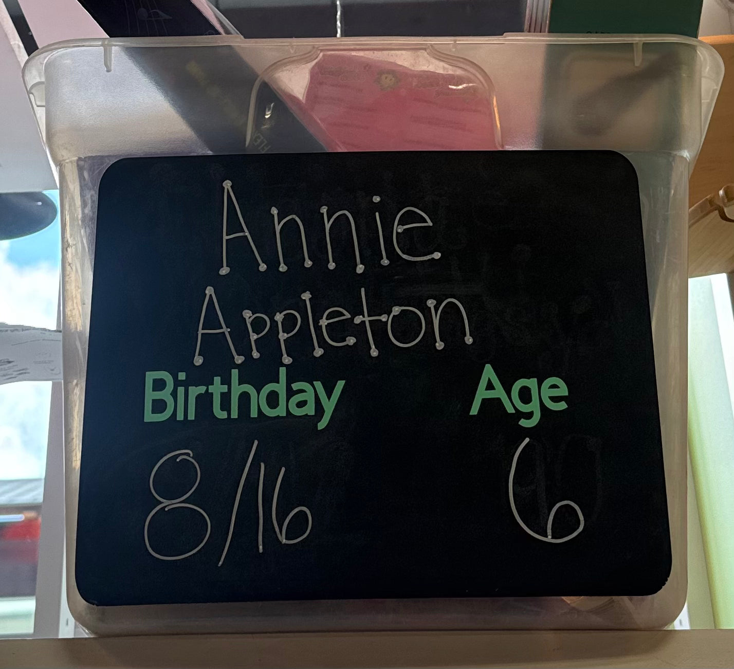 Annie Rae Appleton Birthday Wishlist