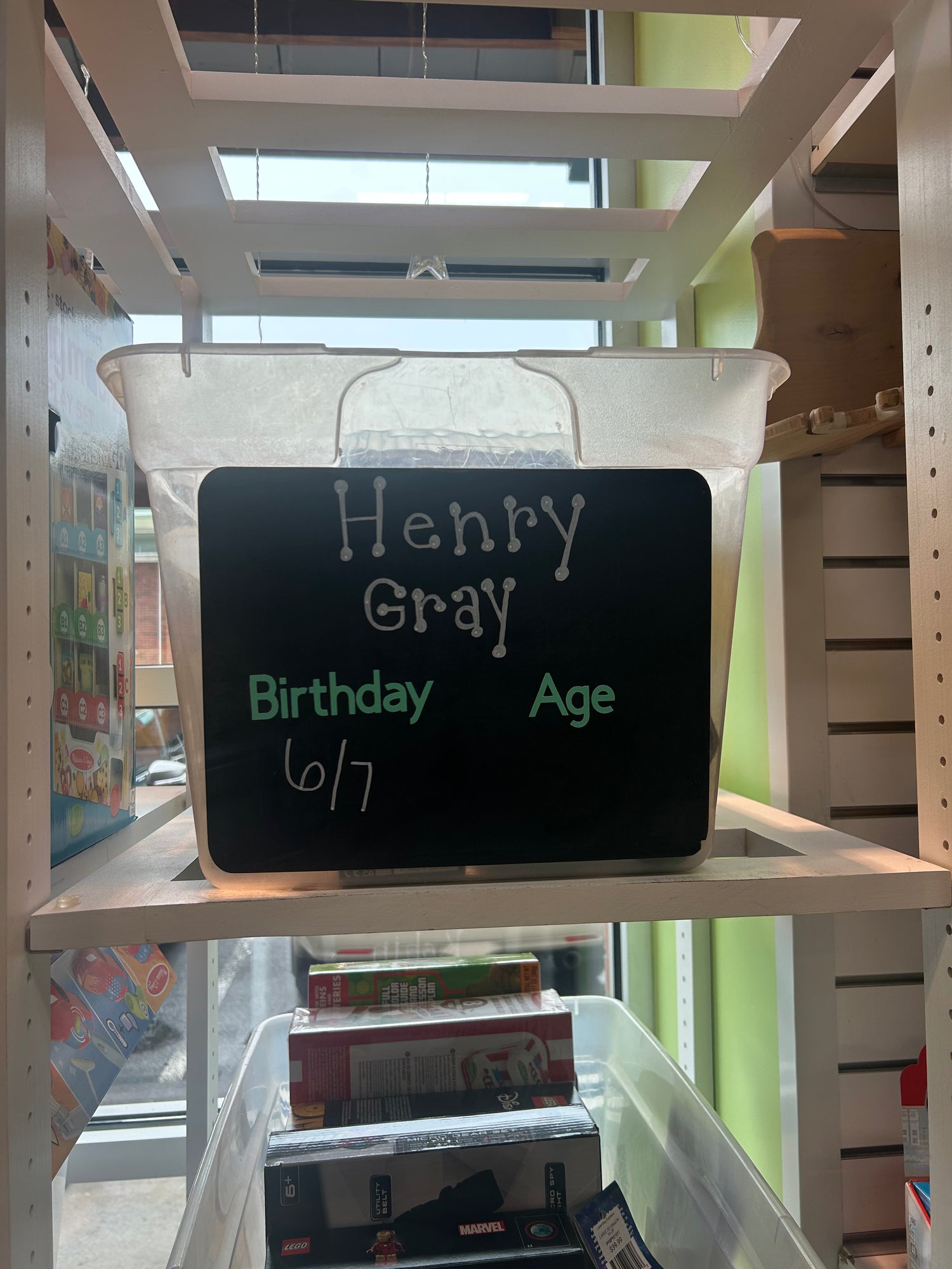 Henry Gray's Birthday Wishlist