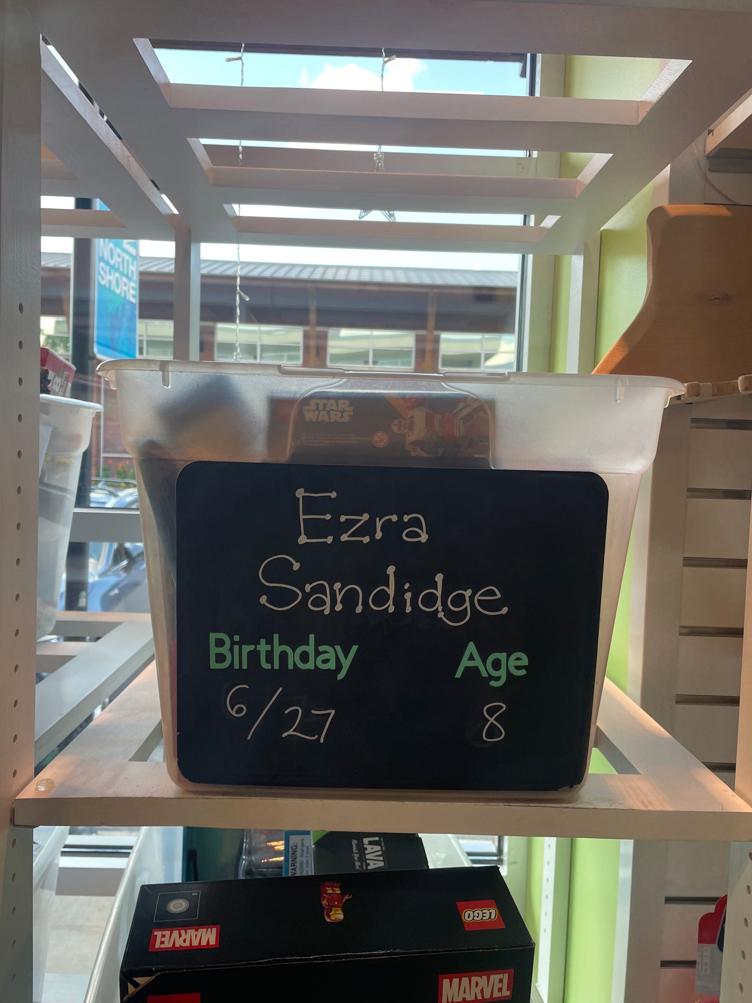 EZRA SANDIDGE'S BIRTHDAY WISHLIST