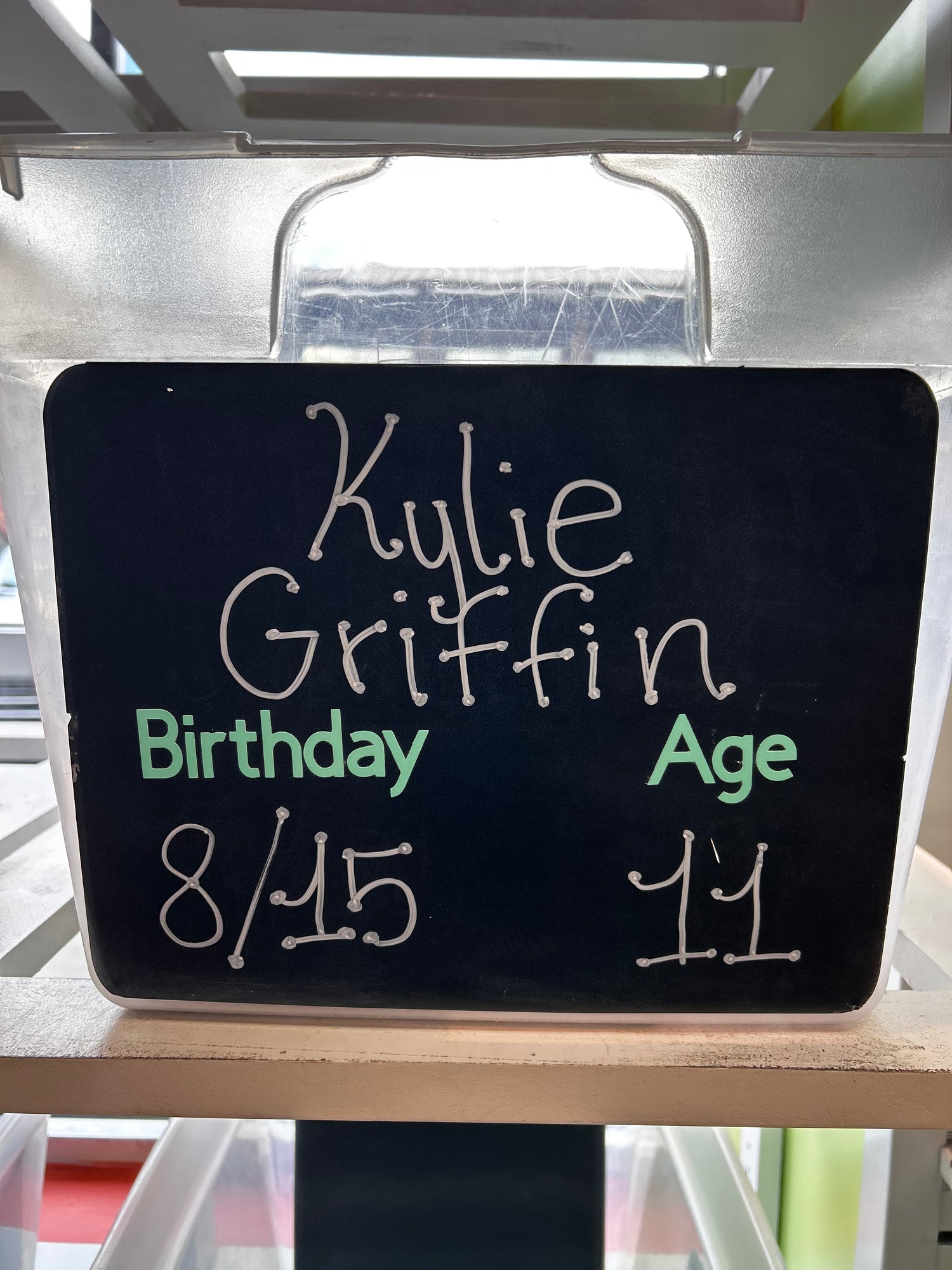 KYLIE GRIFFIN'S BIRTHDAY WISHLIST