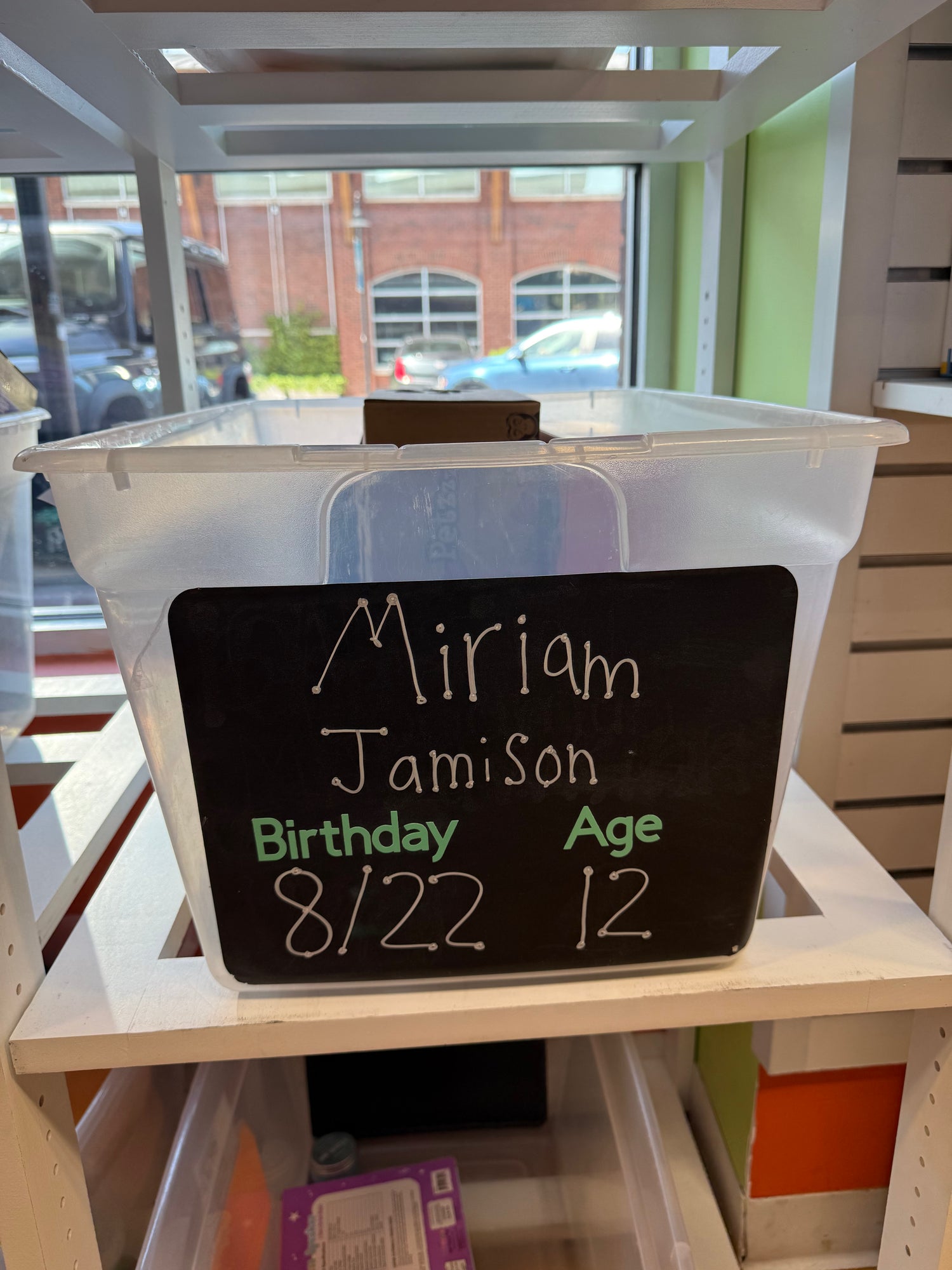 MIRIAM JAMISON'S BRITHDAY WISHLIST
