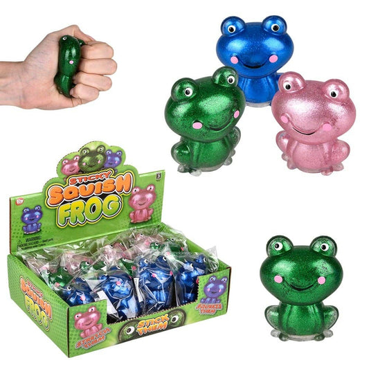 2.25" Squish Sticky Frog