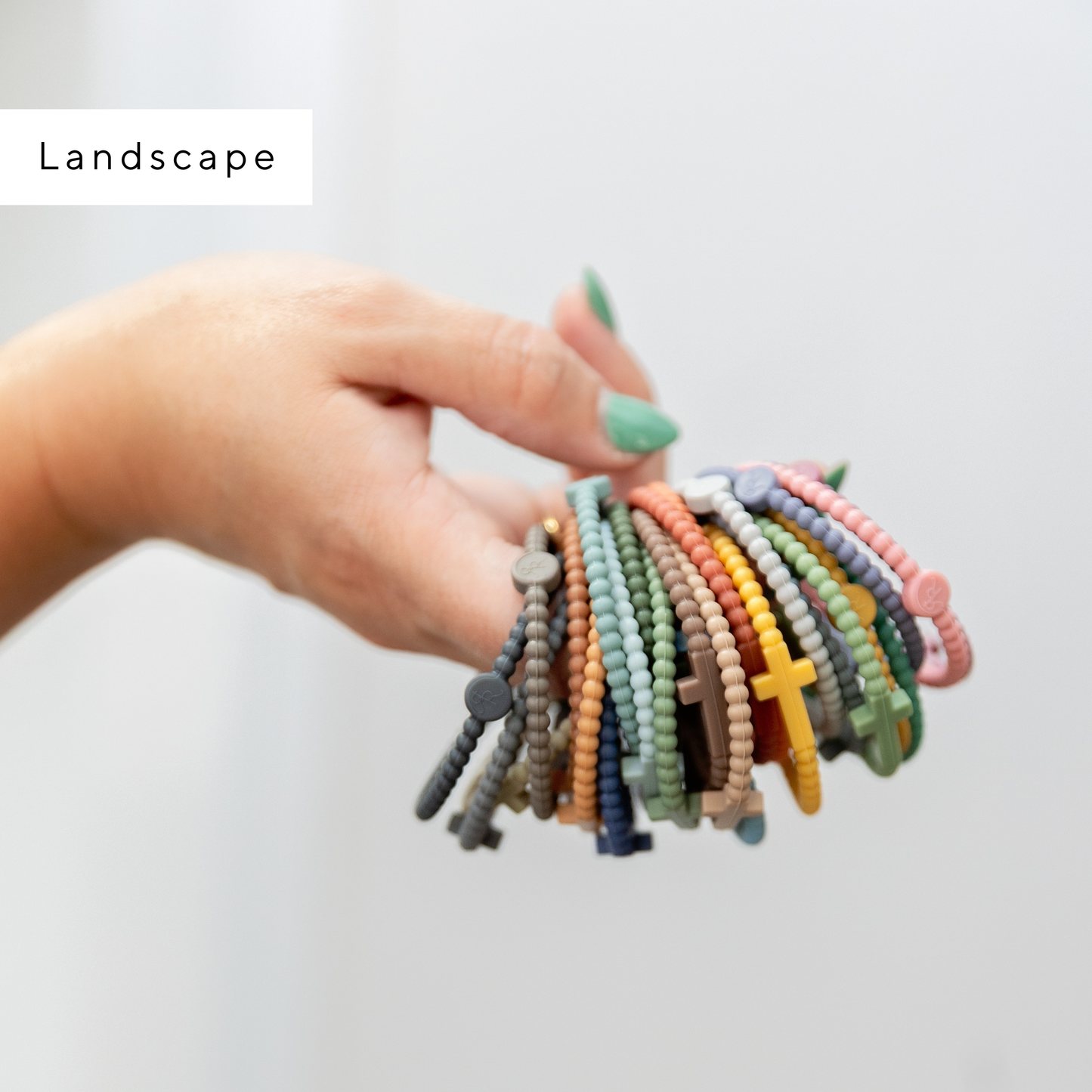 Single Jesus Loop Bracelet