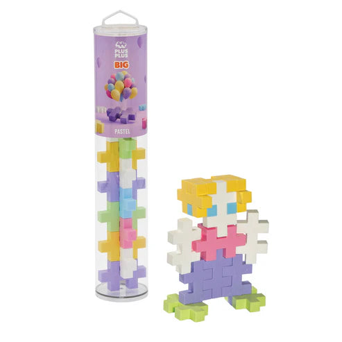 Plus-Plus Big 15pc Tube - Pastel