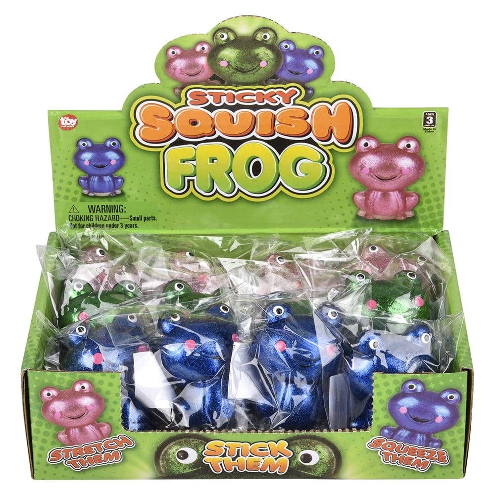 2.25" Squish Sticky Frog