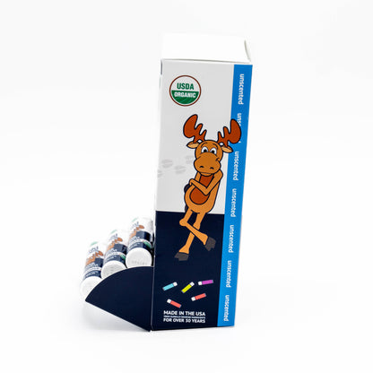 24pc Organic Moose Smooch Unscented Lip Balm POP