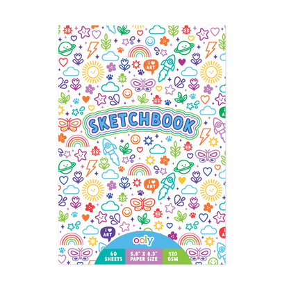 Colorful Doodles: Sketchbook (5.8'' x 8.3''; 60 Sheets)