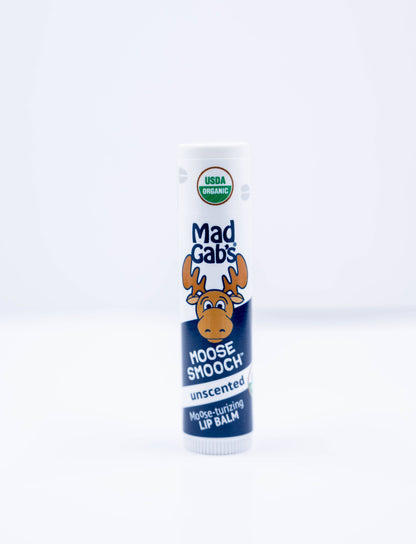 24pc Organic Moose Smooch Unscented Lip Balm POP