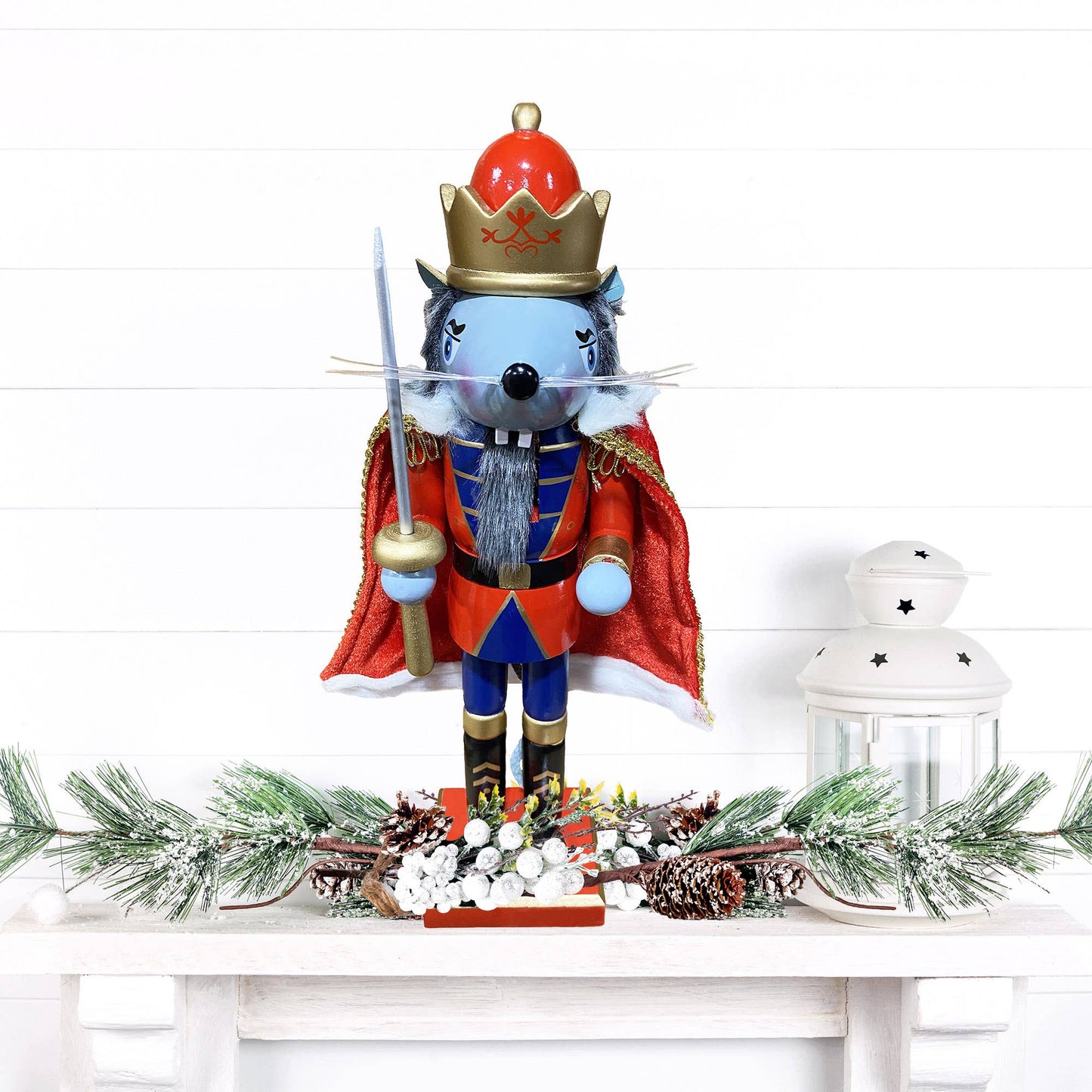 14" Mouse King Nutcracker