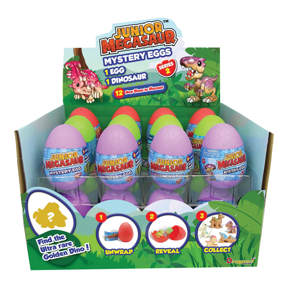Junior Megasaur Mystery Dinosaur Egg - Series2