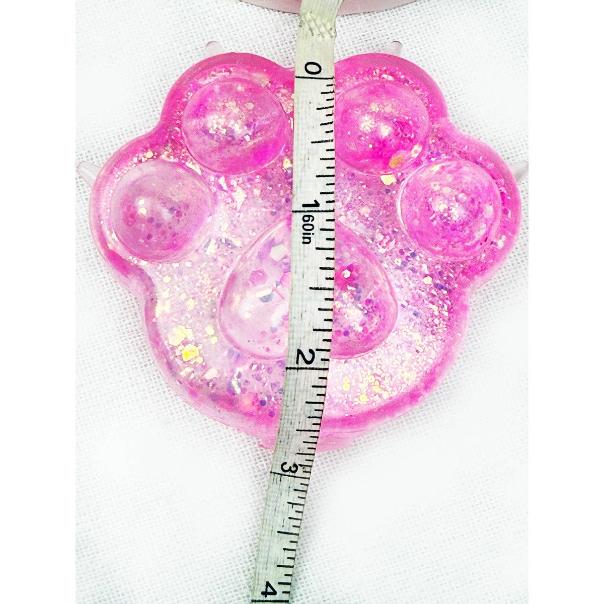 Large Sugary Glittered Paw Squishy Toy