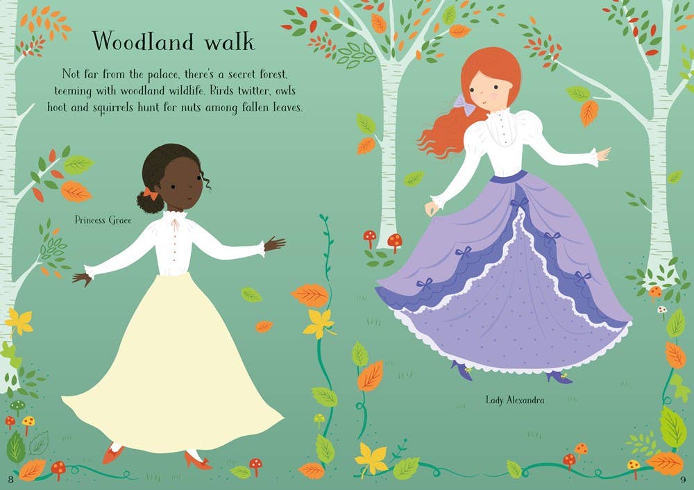 Princesses - Little Sticker Dolly Dressing