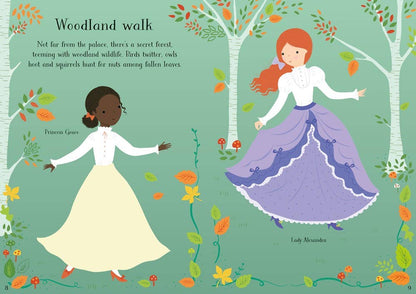 Princesses - Little Sticker Dolly Dressing