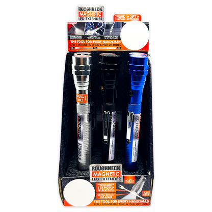 Roughneck Magnetic LED Flashlight Extender Tool