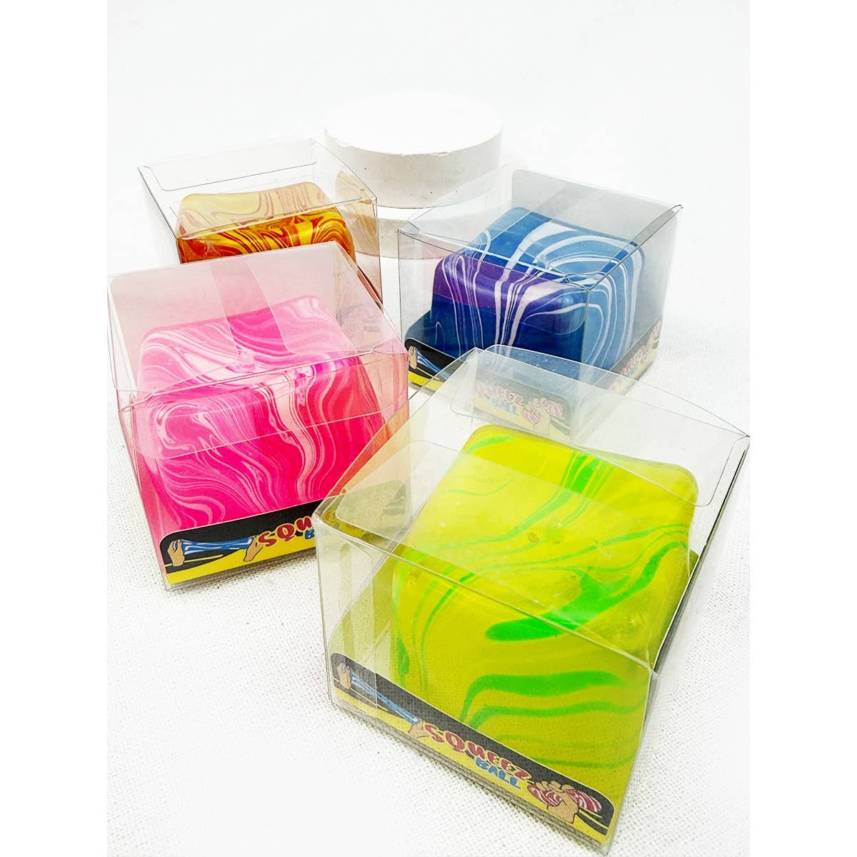 Fluid Pattern Squeeze Cube