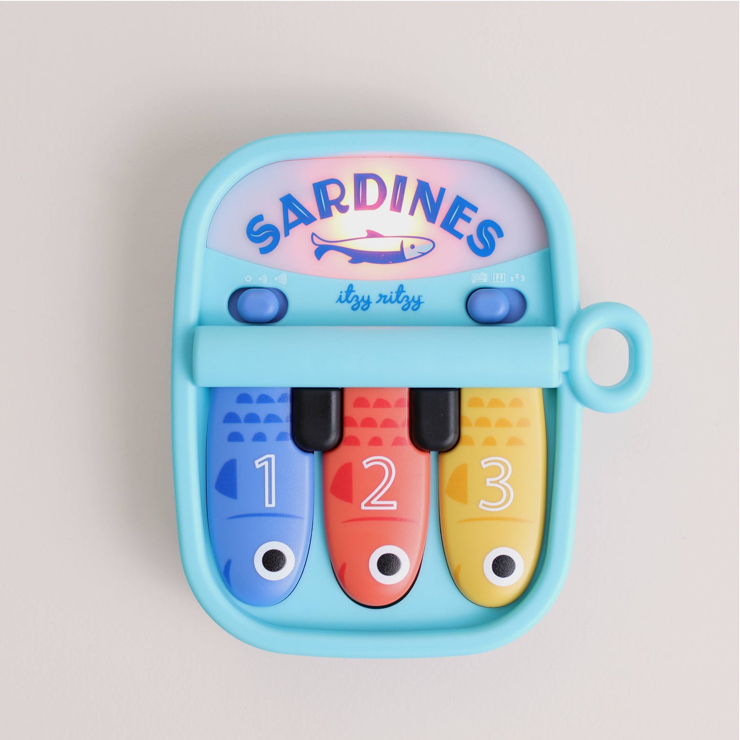 Bitzy Tunes™ Sardines - Light-up Interactive Piano Toy