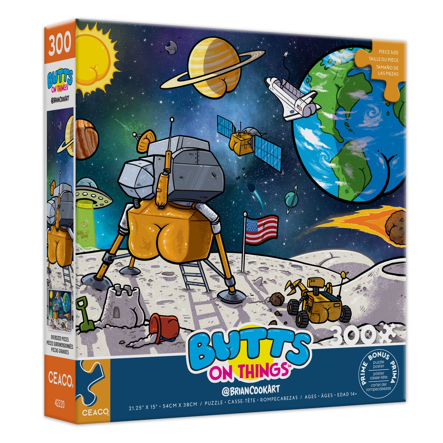 Butts in Space Puzzle 300pc