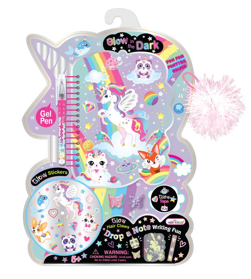 Glow in the Dark Drop a Note Writing Fun
