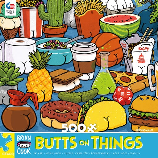Butts on Things Puzzle 500pc