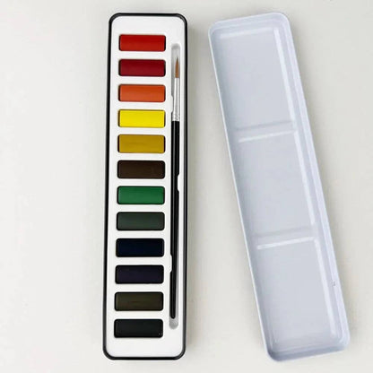 Watercolor Paint Set - 12 colors