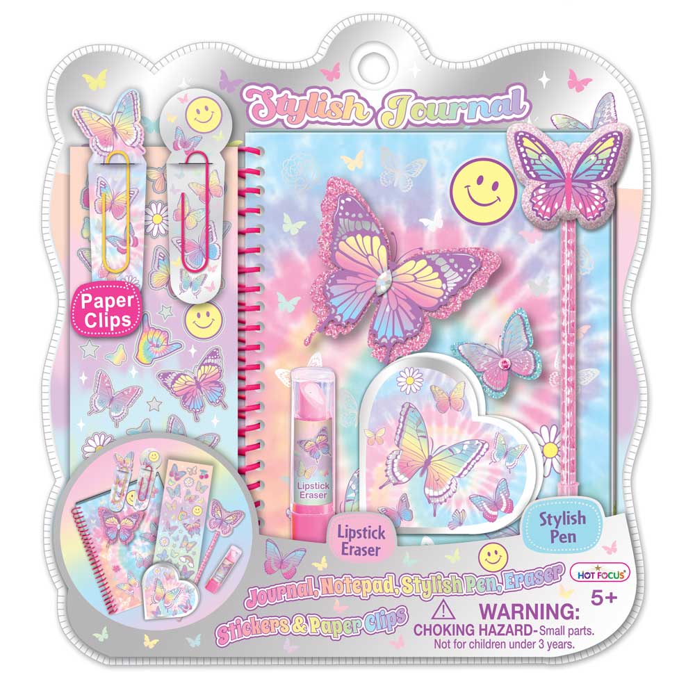Tie Dye Butterfly Stylish Journal