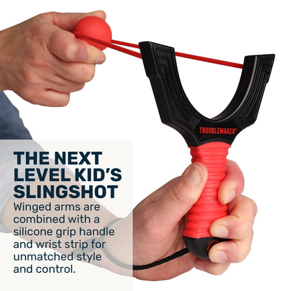 Red Trouble Maker Slingshot