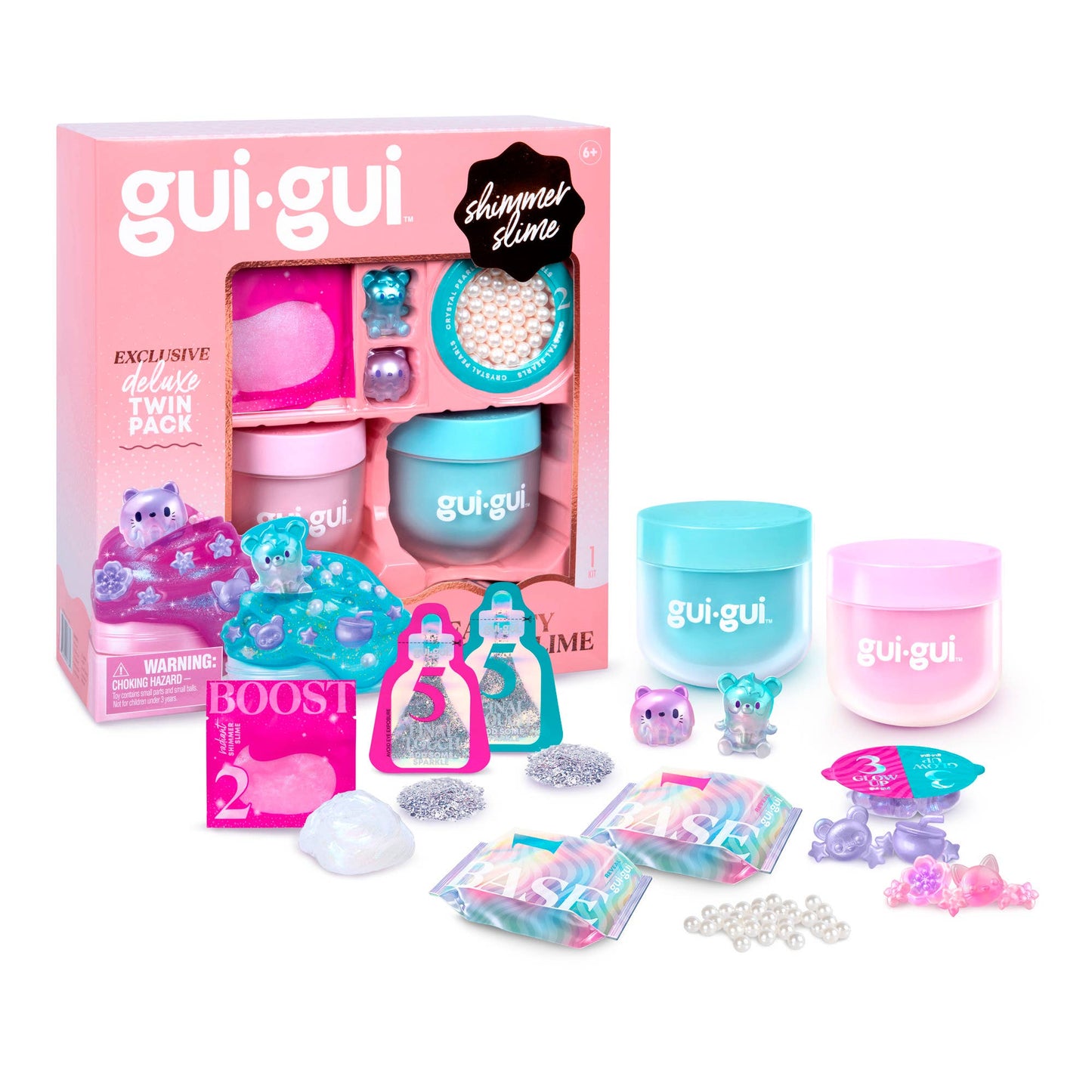 Gui Gui Shimmer Deluxe Duo Slime Pack