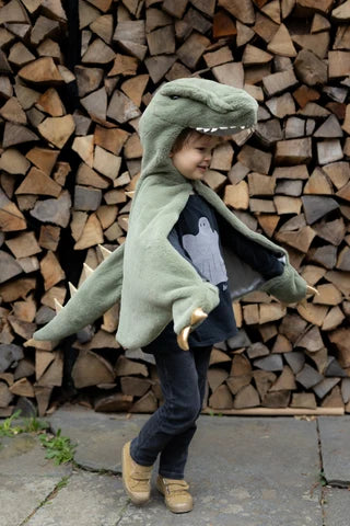 T-Rex Cuddle Cape, Green (Size 3-4)