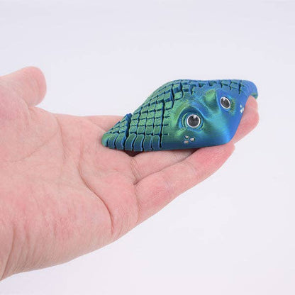 3D Printed Articulated Manta Ray Fidget Toy