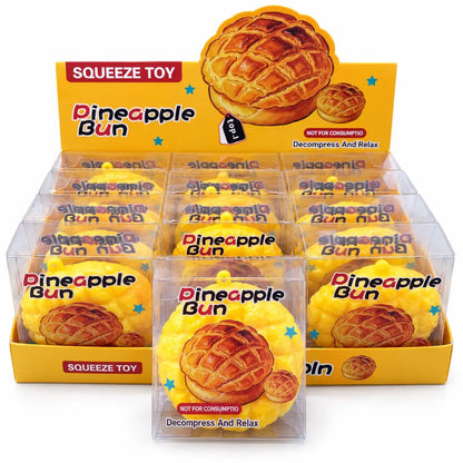 Crunchy Pineapple Bun Squishy Stress Relief Toy
